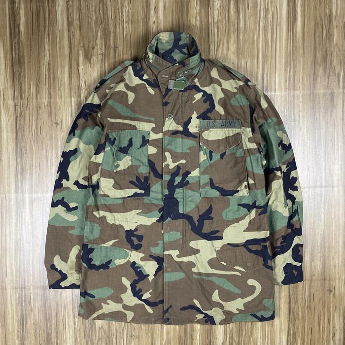 M65 Jacket Woodland Size Medium Long