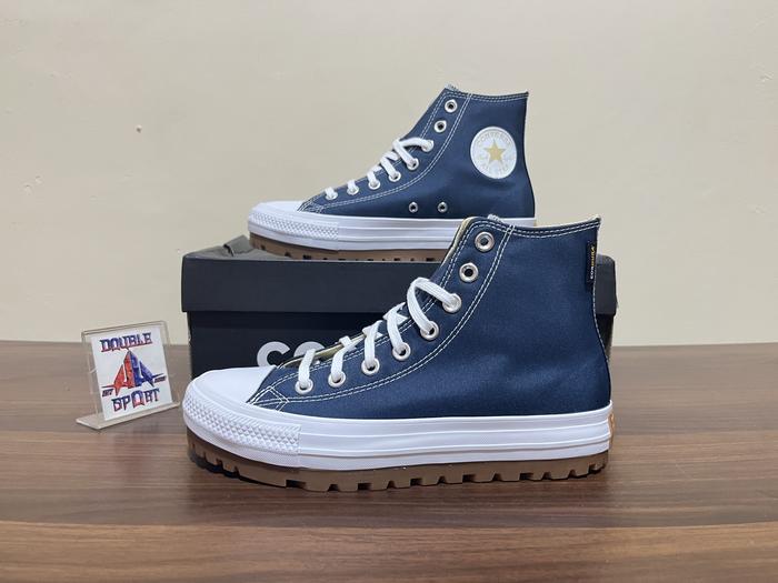 Sepatu Casual Converse CTAS City Trek HI Navy White A07474C Original BNIB