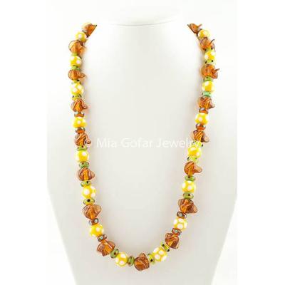 Kalung Handmade Manik Gelas Jombang