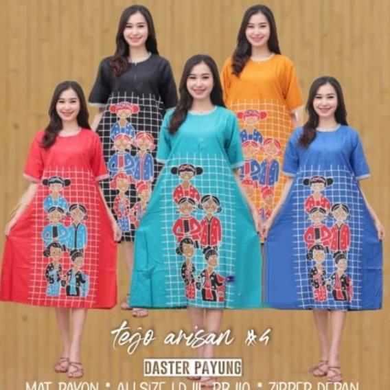 op Daster Jumbo Lowo Tejo Arisan 4 Busui-Bumil Rayon Halus vi