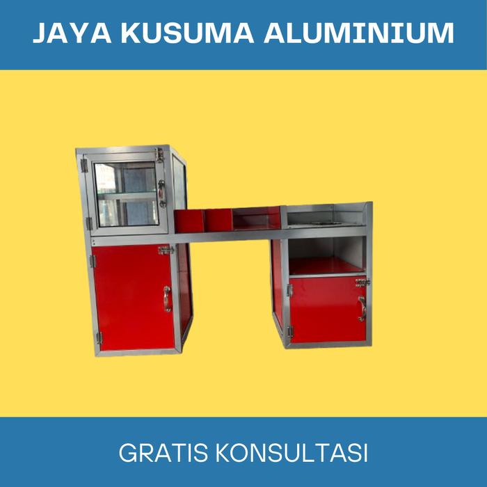 gerobak motor aluminium custom