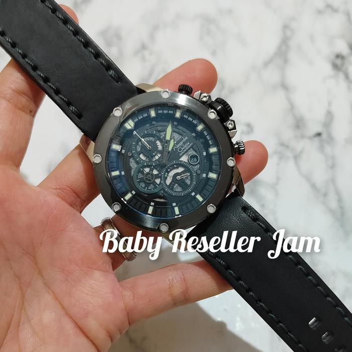 Jam Tangan Kulit Pria Alexandre Christie AC6416 AC 6416 Original Garansi Resmi