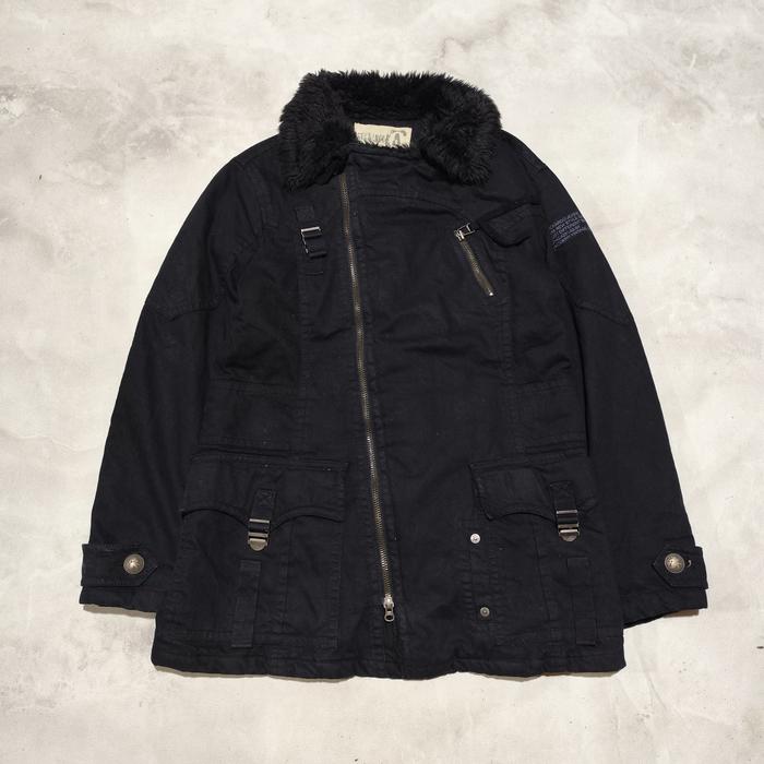 jaket parka buckaroo sherpa hitam bekas