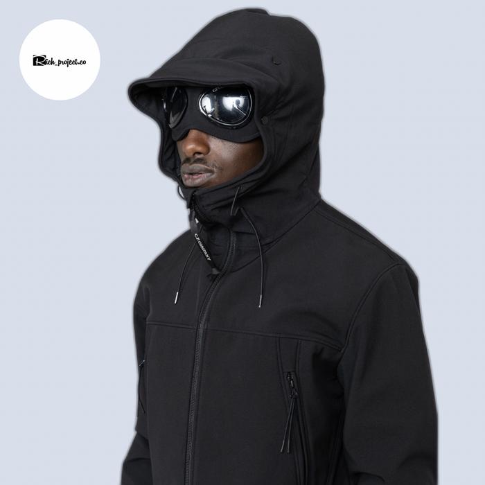CP Company Shell-R Goggle Jacket Black