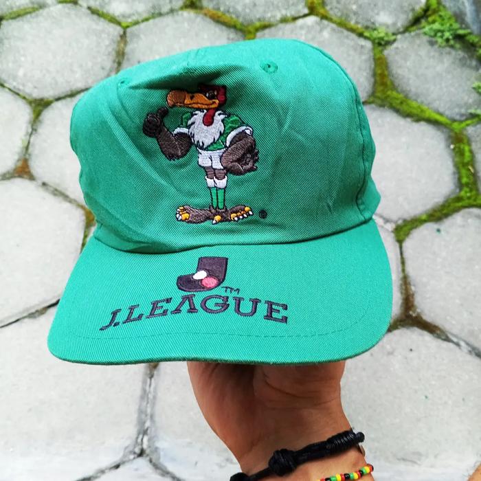Topi Vintage, - J LEAGUE OFFICIAL GREEN -