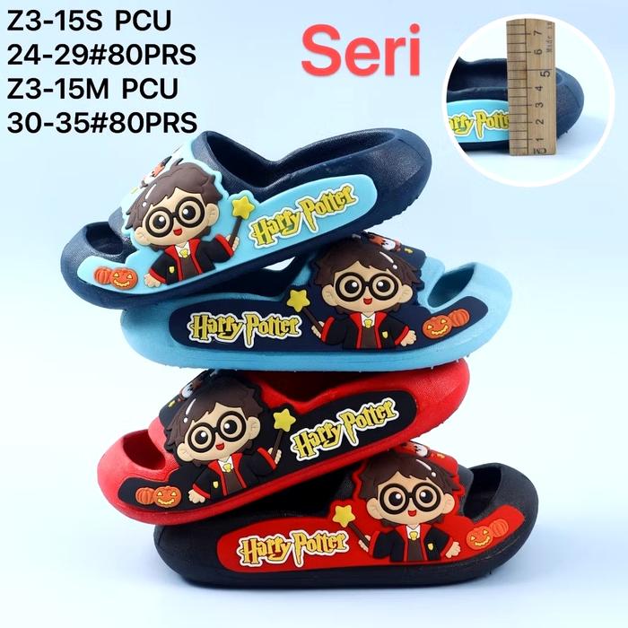 Sandal Selop Kokop Jelly Anak Laki-laki Korea Karakter Harry Potter Warna Keren Terbaru Z3