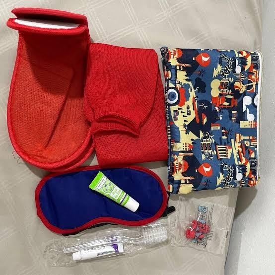 TAS POUCH FROM TURKISH AIRLINES YELLOW