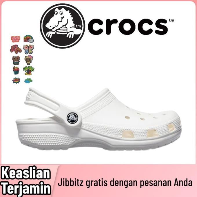 Sandal Crocs Pria dan Wanita Sepatu datar Crocs Original Unisex Classic Clog Crocs,sepatu pantai