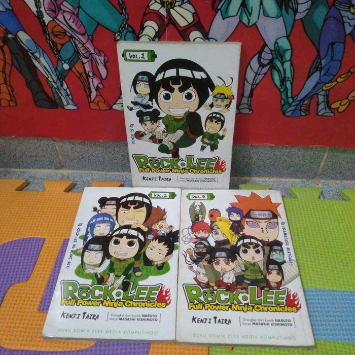 komik cabutan rock Lee full power ninja chronicles