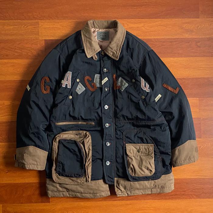 Angelique vintage film down bulu angsa jacket ( XL ) pria