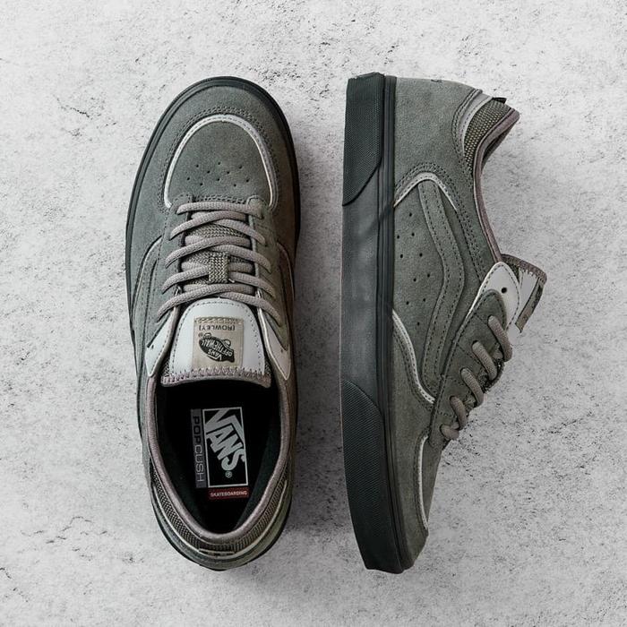VANS SKATE ROWLEY SUEDE - CHARCOAL BLACK GREY ORIGINAL