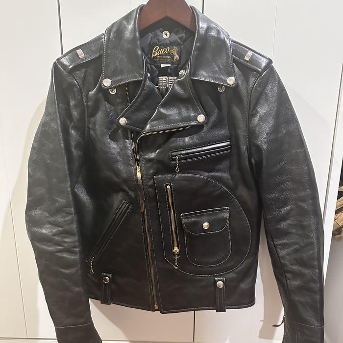 Leather Jacket The Real Mccoy Buco Size 38