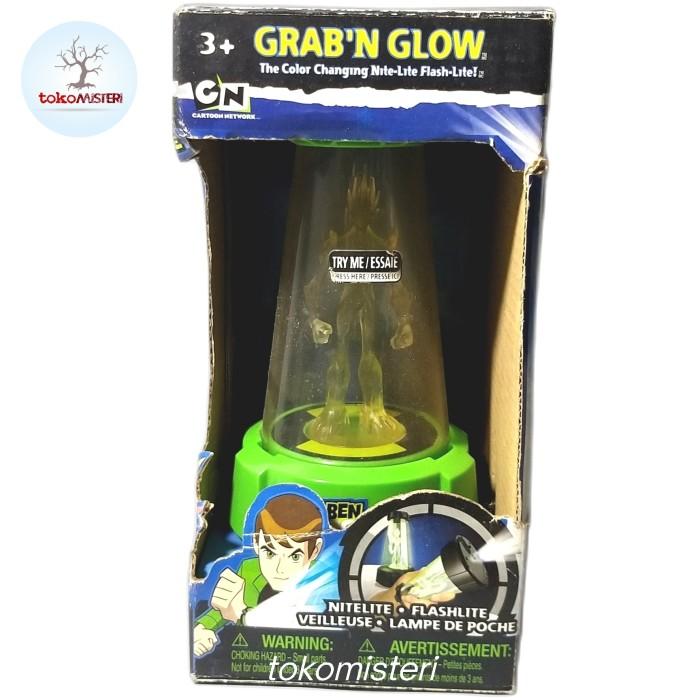 Senter Monster Swamp Fire Swampfire Alien Force Benten Ben10 Ben Ten 10 Grab N Glow Flaslight Flasli