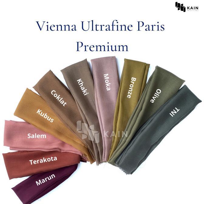 1 Rol Kain Vienna Ultrafine Voal Paris Premium ± 55 yard
