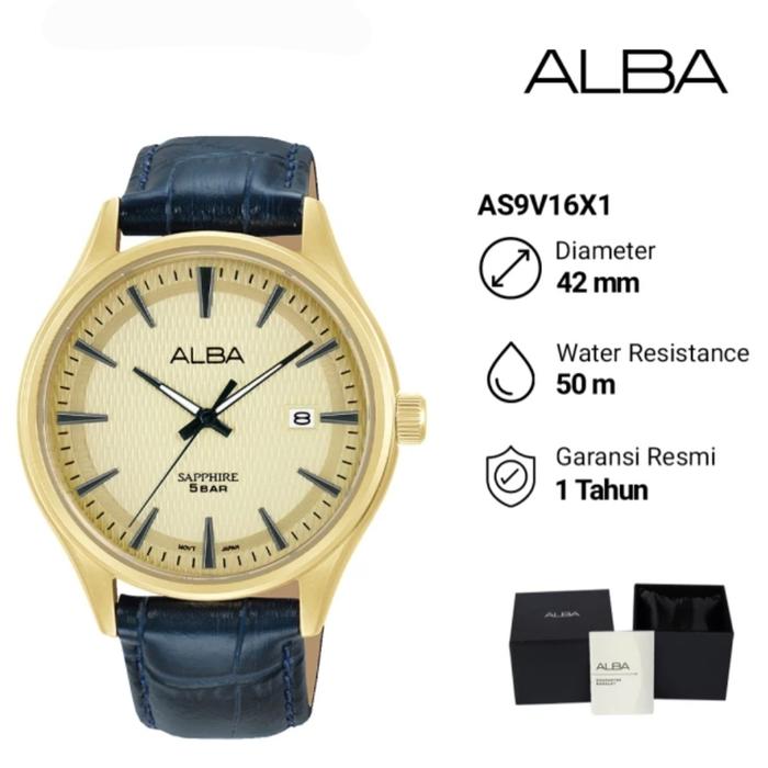 Jam Tangan Pria Alba Prestige AS9V16X1 Original Garansi Resmi