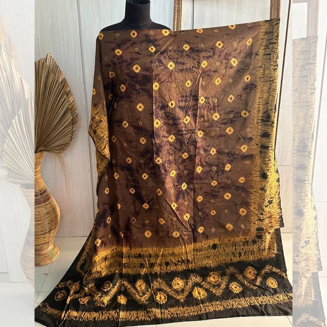 Kain Jumputan Palembang Handmade Bahan Dasar Batik Seragaman 3 Meter