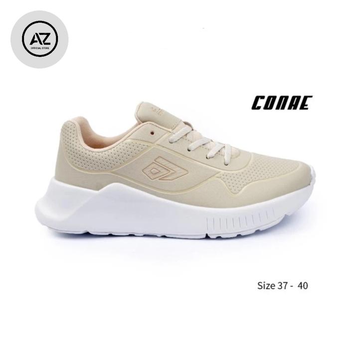 CONAE Sepatu Sneakers wanita Luana Beige Luana white
