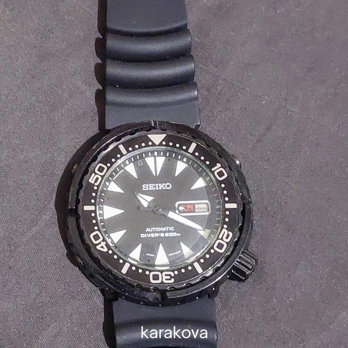 Seiko Mod Tuna Monster black