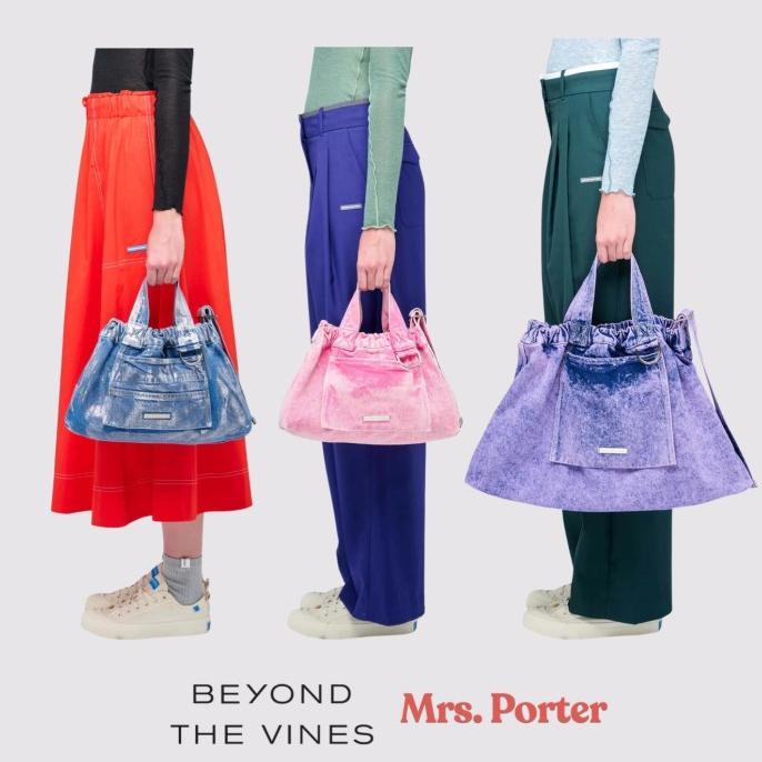 Beyond The Vines BTV Denim Dumpling Bag