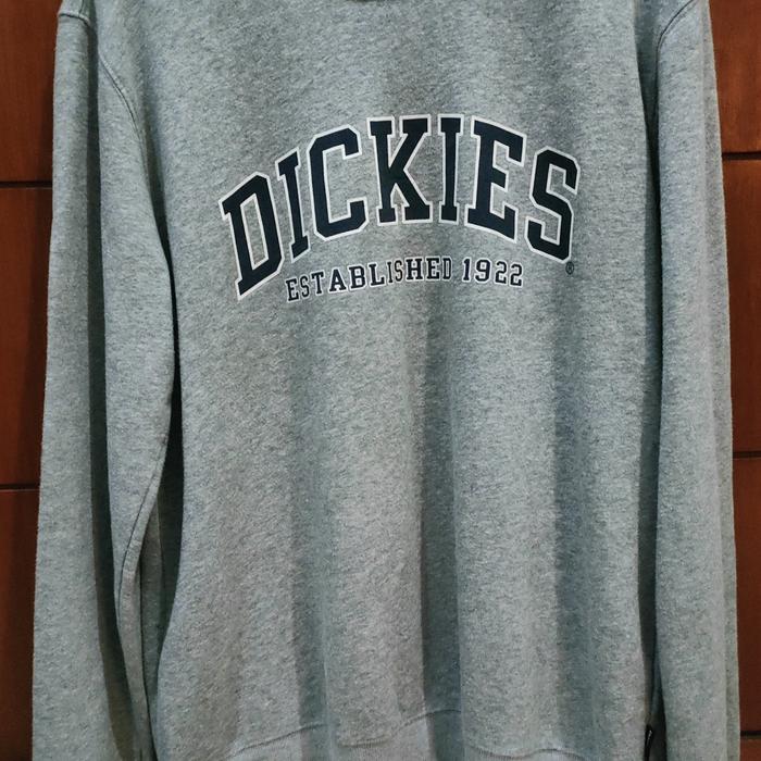 Crewneck Dickies Pria abu