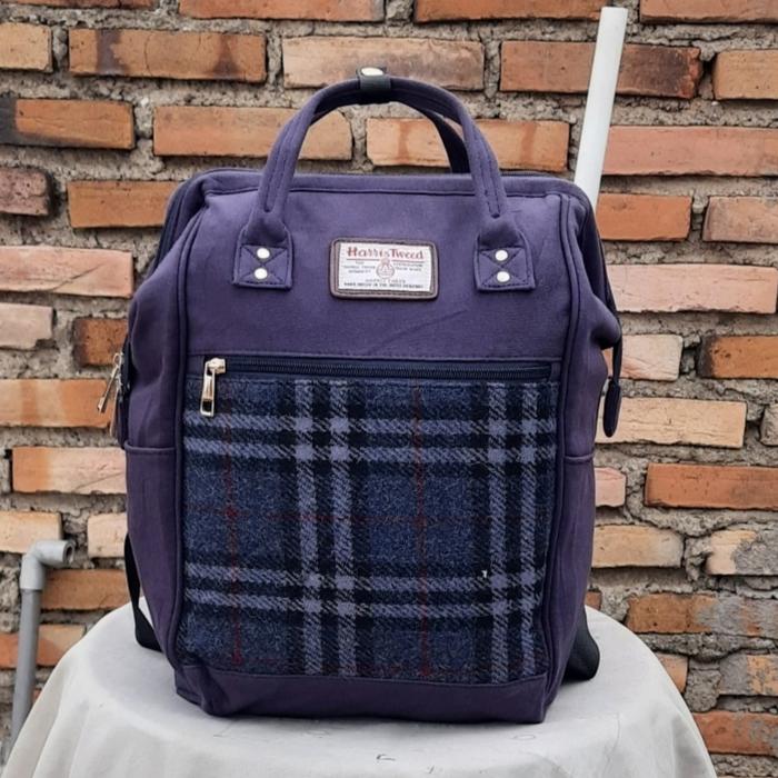 harris tweed backpack / ransel