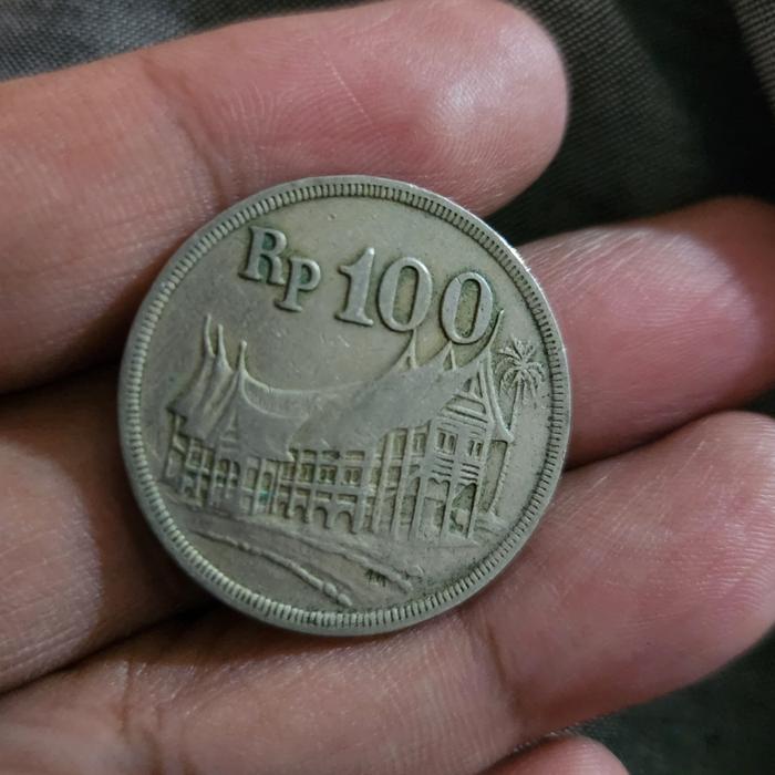 koin 100 rupiah tebal 1973