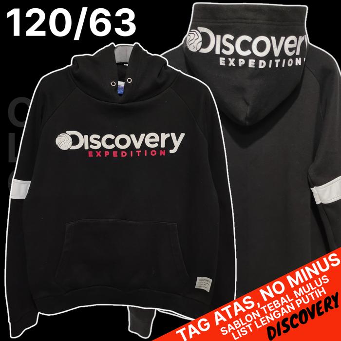 HD Discovery Hitam/Hoodie Hitam Discovery/Hoodie Discovery, Bekas