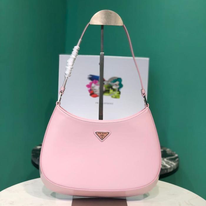 Prada Cleo Brushed Leather Shoulder Bag