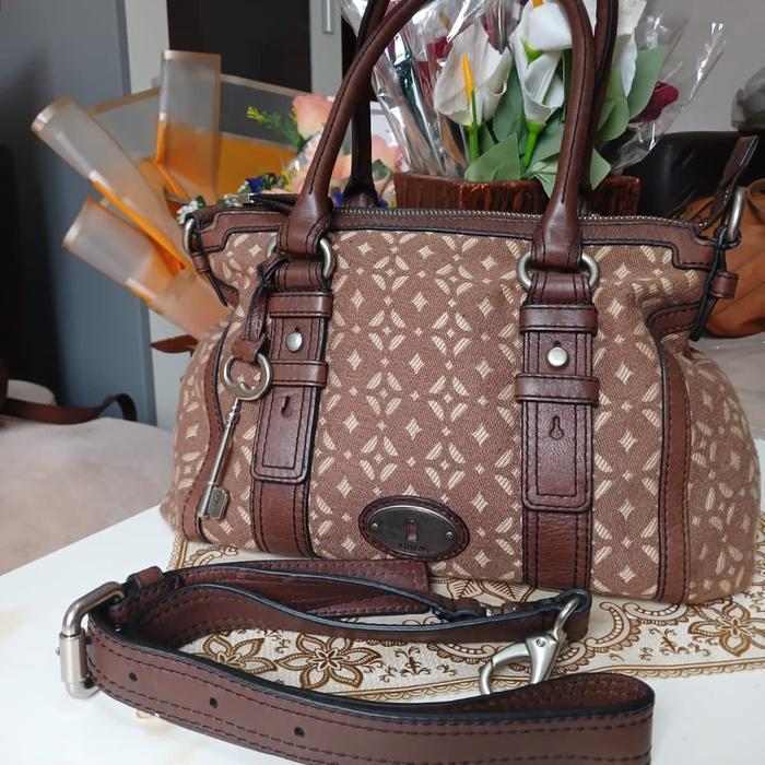Fossil Maddox signature brown pecan