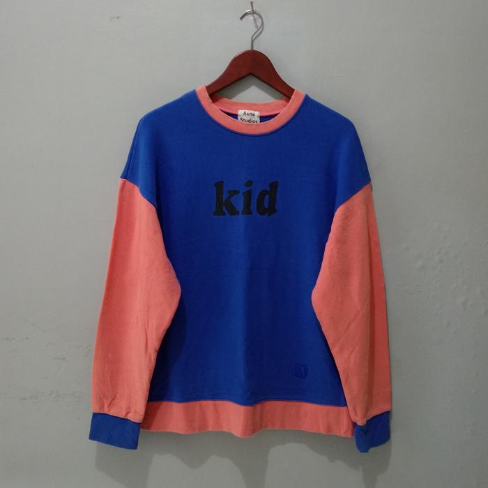 Acne Studios Pink-Blue Sweatshirt