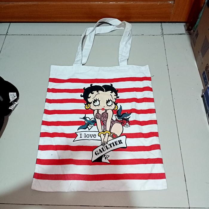 Tote Bag Jean Paul Gaultier X Popeye X Betty Boop Second Original