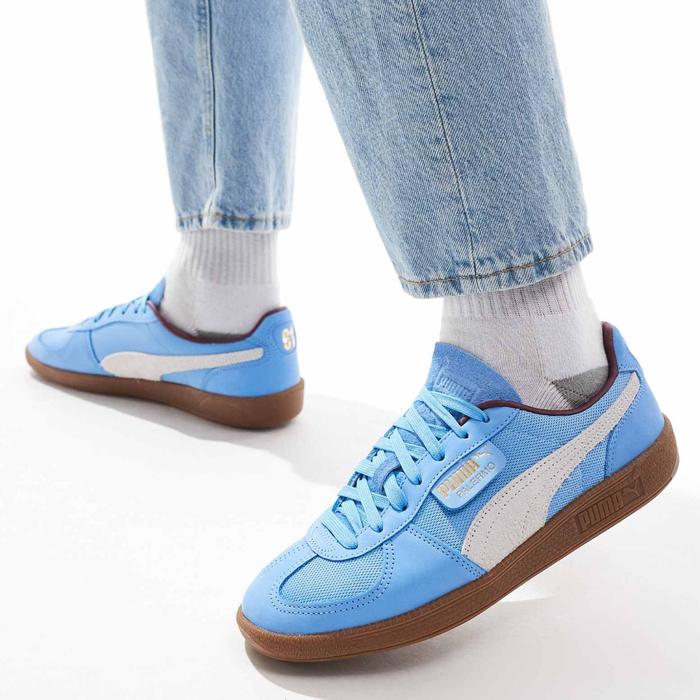 PUMA PALERMO "MAN CITY" TRAINERS BABY BLUE ORIGINAL