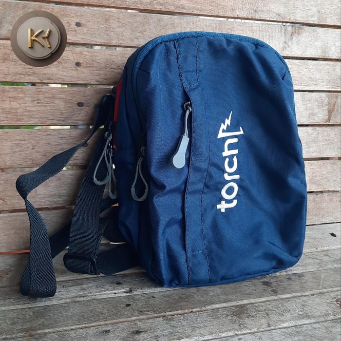 Tas selempang Original merk Torch warna Biru