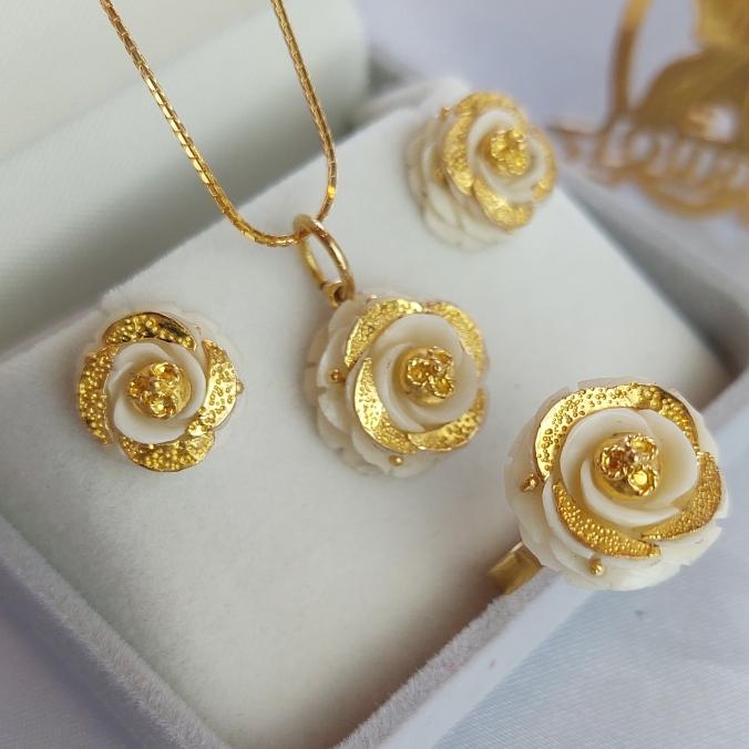 perhiasan emas 22 karat asli be sertifikat