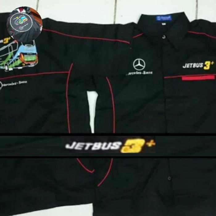 kemeja bus budiman bordir bisa custom