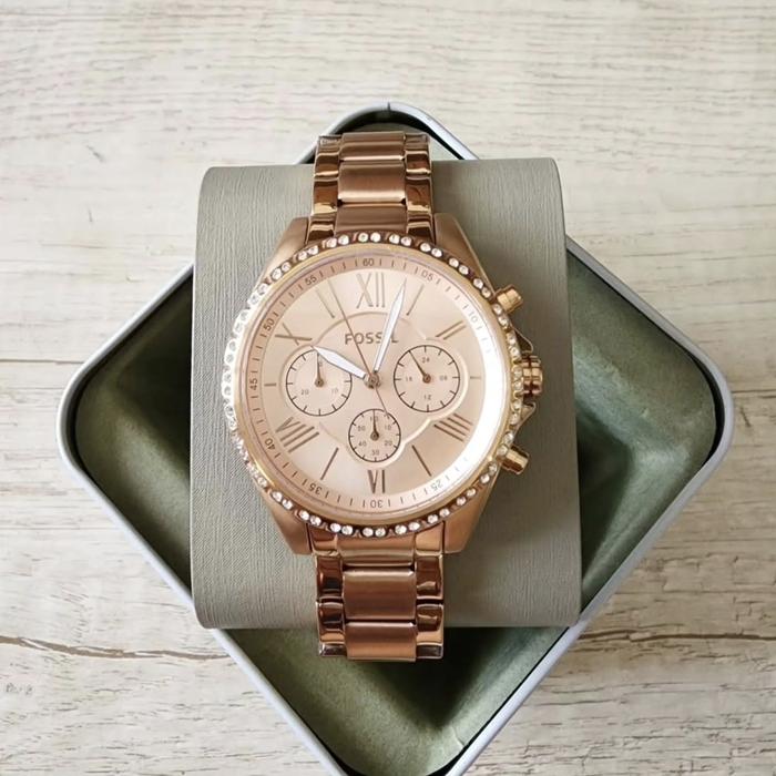 jam tangan wanita fossil bq3377 watch ej