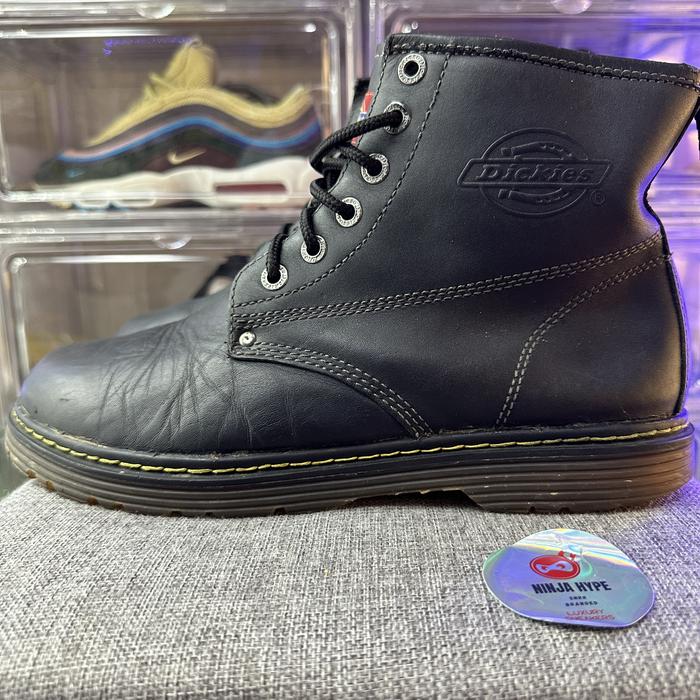 DICKIES BOOTS BLACK , DICKIES BOOTS, BOOTS , DICKIES , SEPATU , SHOES , BOOTS