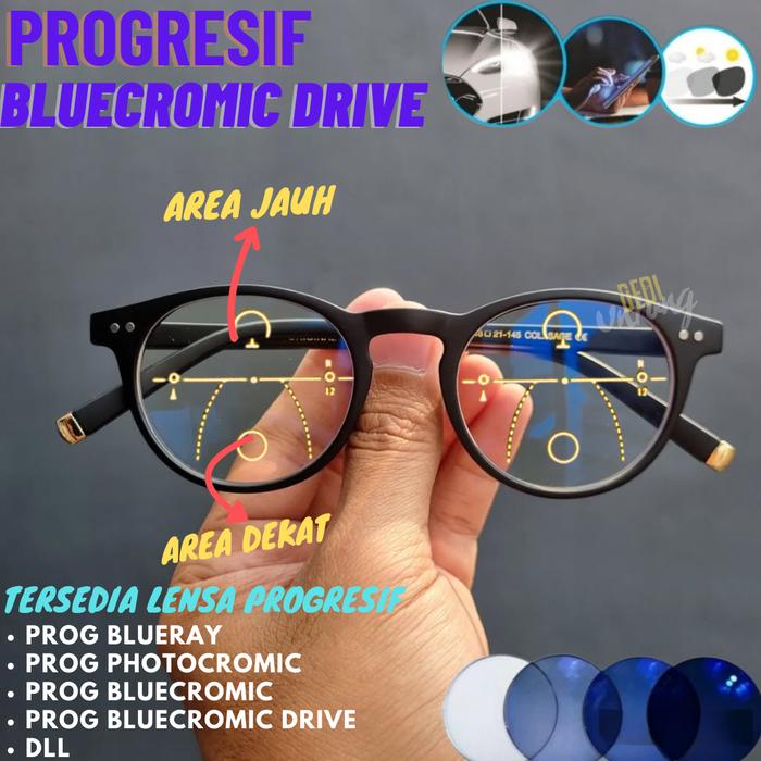 kacamata baca progresif pria/wanita kacamata progresif photocromic