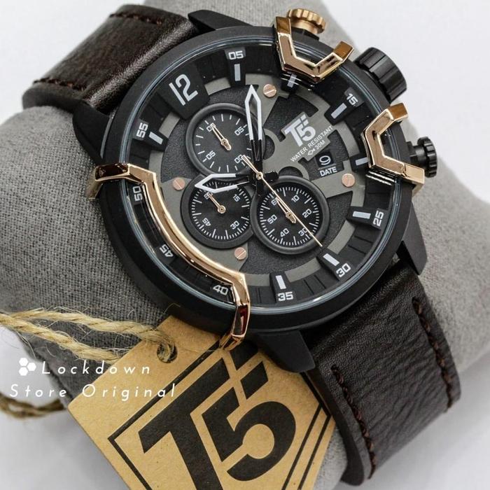 New 2024 Jam T5 3819 Original / Jam Tangan T5 3819 Chronograph / Jam Chronograph / Jam Pria Original