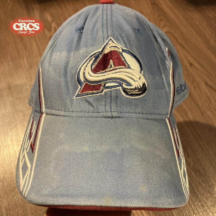 Topi Official reebok NHL Avalanche ala yeezy embroidered cap