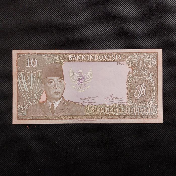 Uang Kuno 10 Rupiah Seri Soekarno Tahun 1960
