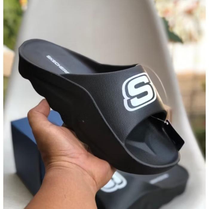 sandal slide pria karet eva sendal slop skechers karet terbaru sendal slip on pria karet original