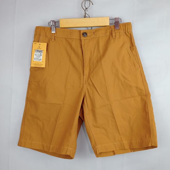 Scotch&Co Celana Santai Pendek Dewasa Pinggang Karet+Sleting