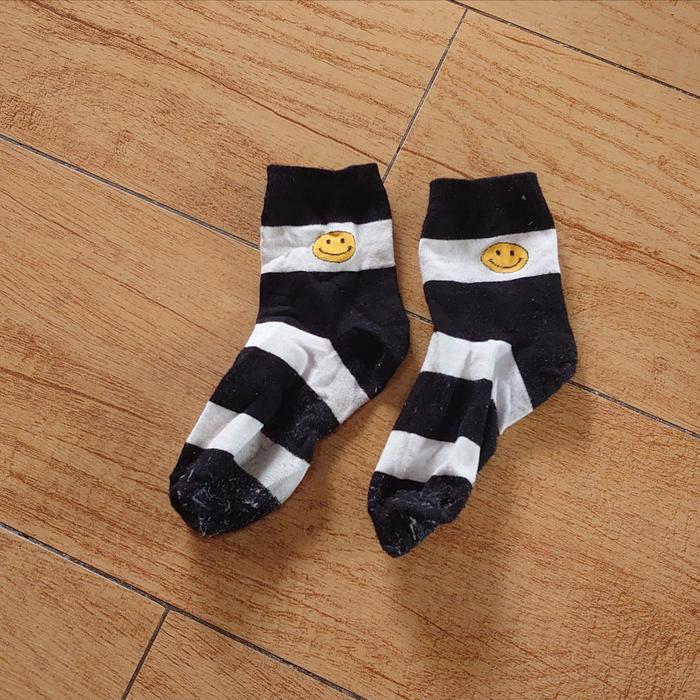 Kaos Kaki Sock Brand Thrift Second Wear Outdoor Original SMILE Low