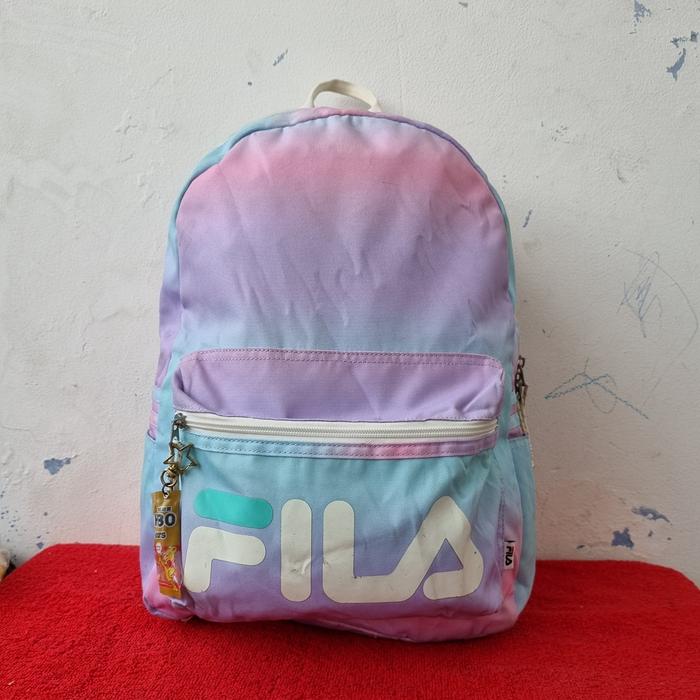 TAS RANSEL FILA WANITA SECOND BRANDED IMPORT / TAS RANSEL SEKOLAH FILA IMPORT