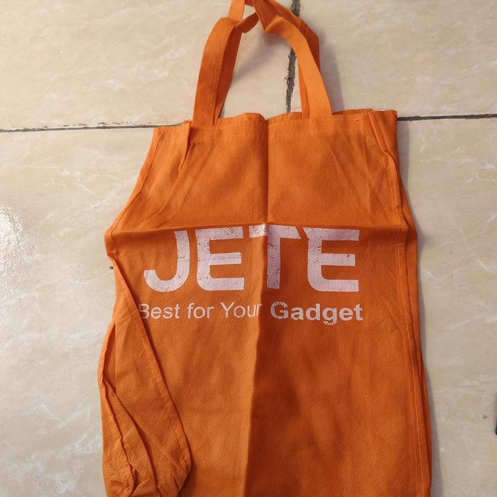 preloved tas kain orange jete
