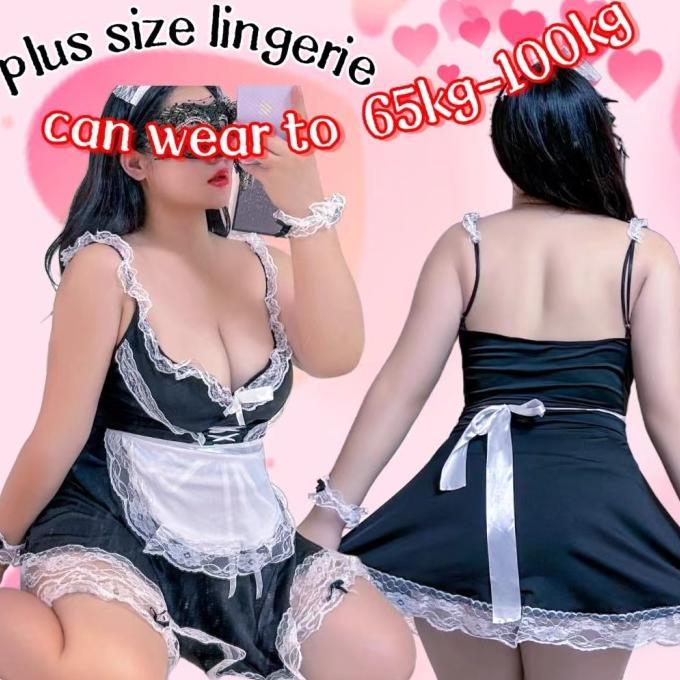 Lingerie JUMBO BIG SIZE Cosplay Maid / Set Lingerie Waitress