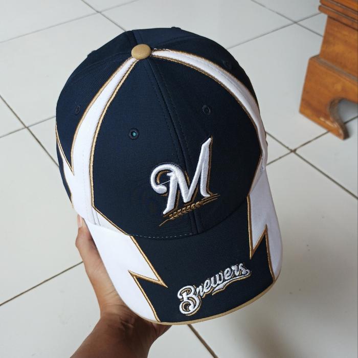 topi 47 brand x mlb milwaukee brewers second