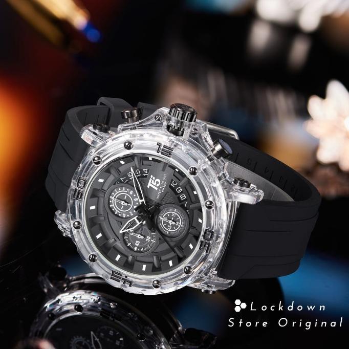 Jam T5 H 4004G Body Transparan Original / Jam T5 4004G Acrylic Case / Jam Tangan T5 Tahan Air