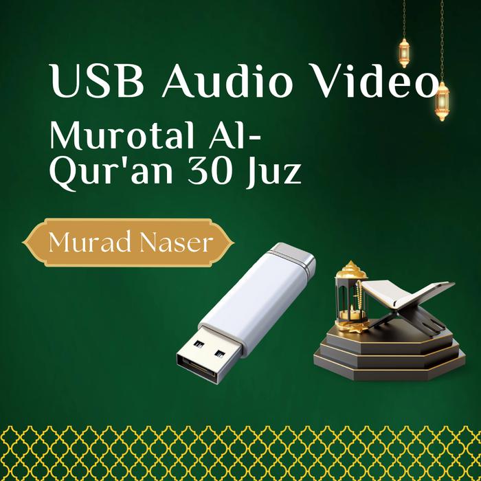 USB Video Audio Murotal Al-Qur'an 30 Juz